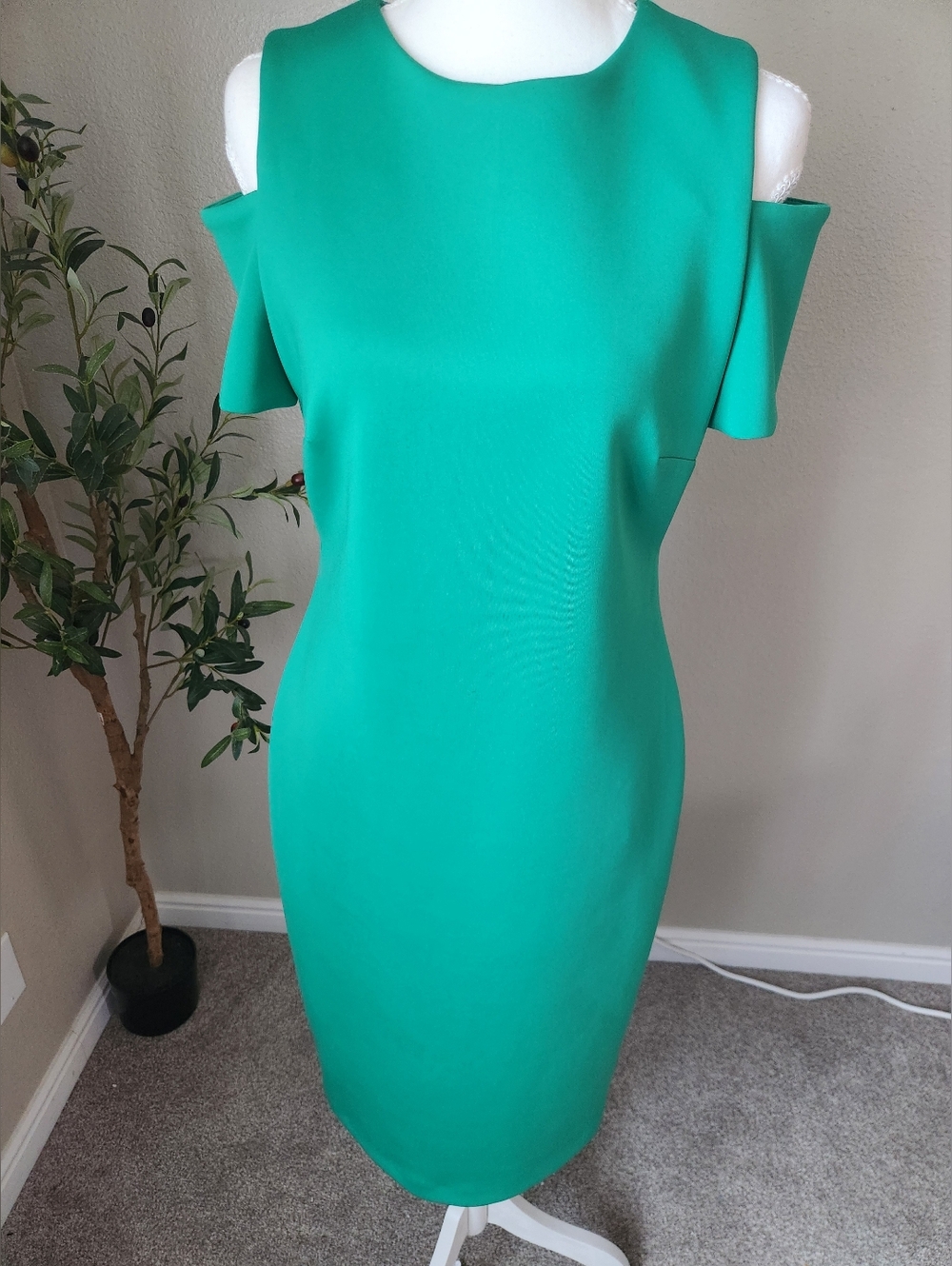 Calvin Klein Green Midi Dress
